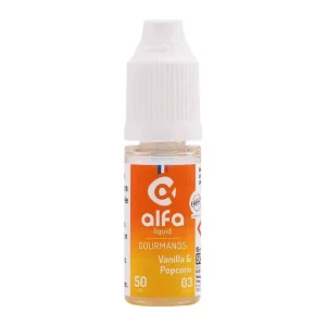 E-liquide Vanilla & Popcorn (50 VG) 10 mL - Alfaliquid