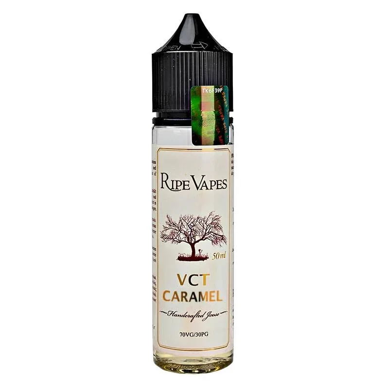 E-liquide VCT Caramel 50ml – Ripe Vapes