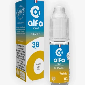 E-liquide Virginia (30 VG) 10 mL - Alfaliquid
