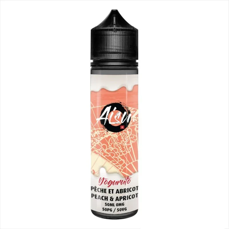 E-liquide Yoguruto Pêche & Abricot 50ml 0mg – Aisu