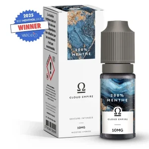 E-liquide 200% Menthe Cloud Empire 10ml nicotine hybride