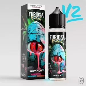 Eliquide GRIFFON V2 50ML - Furiosa Eggz | Fruit du Dragon & Framboises Bleues | AllVap