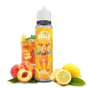 Eliquide Monsieur Bulle Pêche Citron 50 ml