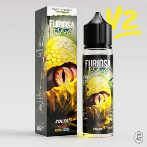 Eliquide VOLTA V2 50ML - Furiosa Eggz | Citron Jaune, Ananas Frais | AllVap