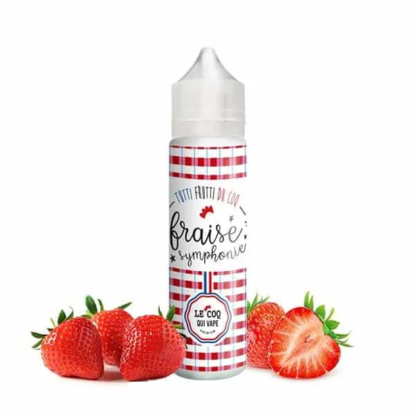 Fraise Symphonie 50ml – Le Coq Qui Vape