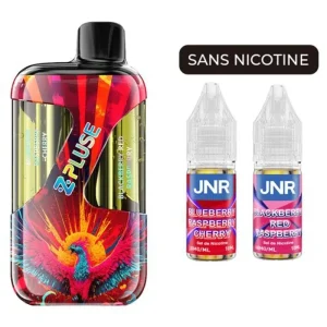 JNR ZPluse 42K Sans Nicotine Blueberry Raspberry Cherry & Blackberry Red Raspberry - JNR