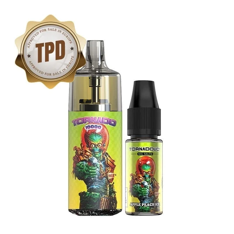 Kit Puff Gobar Tornado 10000 10ml
