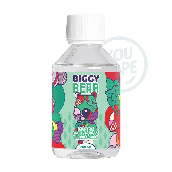 Menthe Fruits Rouges Bubble Gum 200ml