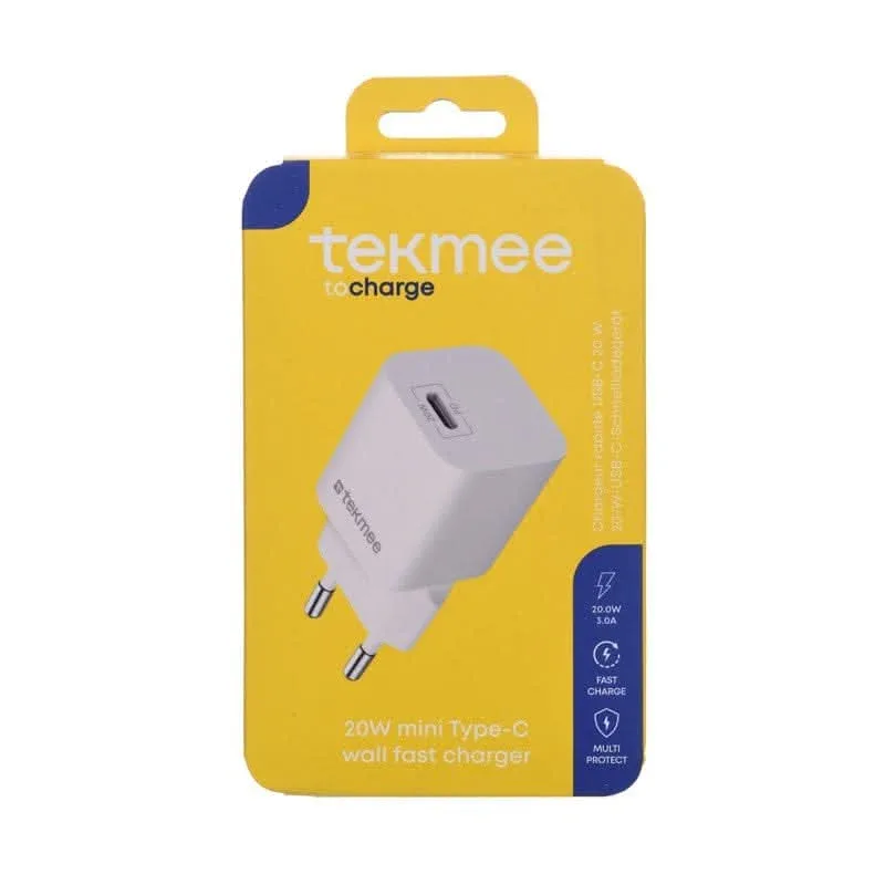 Mini Chargeur Secteur 20W - 3A charge rapide - Tekmee - Image 2