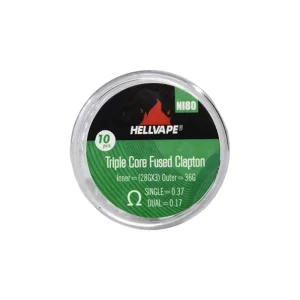 Pack 10 Coils Triple Core Fused Clapton Ni80