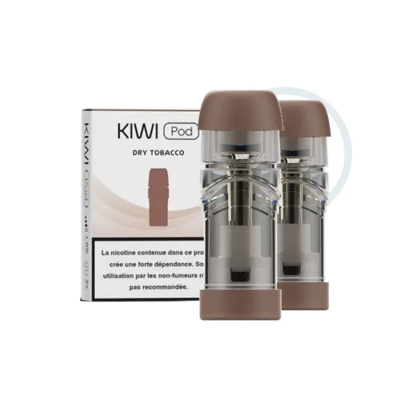 Pack 2 Cartouches Dry Tobacco Pod Kiwi