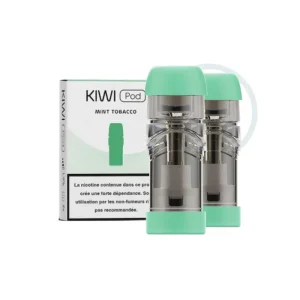 Pack 2 Cartouches Mint Tobacco Pod Kiwi
