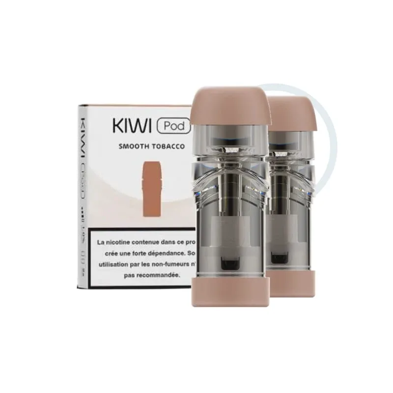Pack 2 Cartouches Smooth Tobacco Pod Kiwi