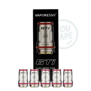Pack 5 Résistances GTi Mesh et Dual Mesh