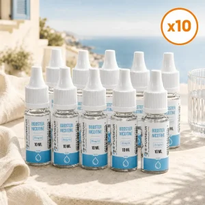 Pack de 10 boosters de nicotine 50/50 – E-Fumeur