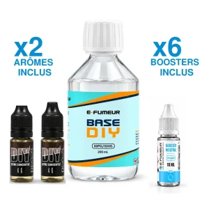 Pack DIY 4X 220 mL - Revolute — Nicotine: 6 mg