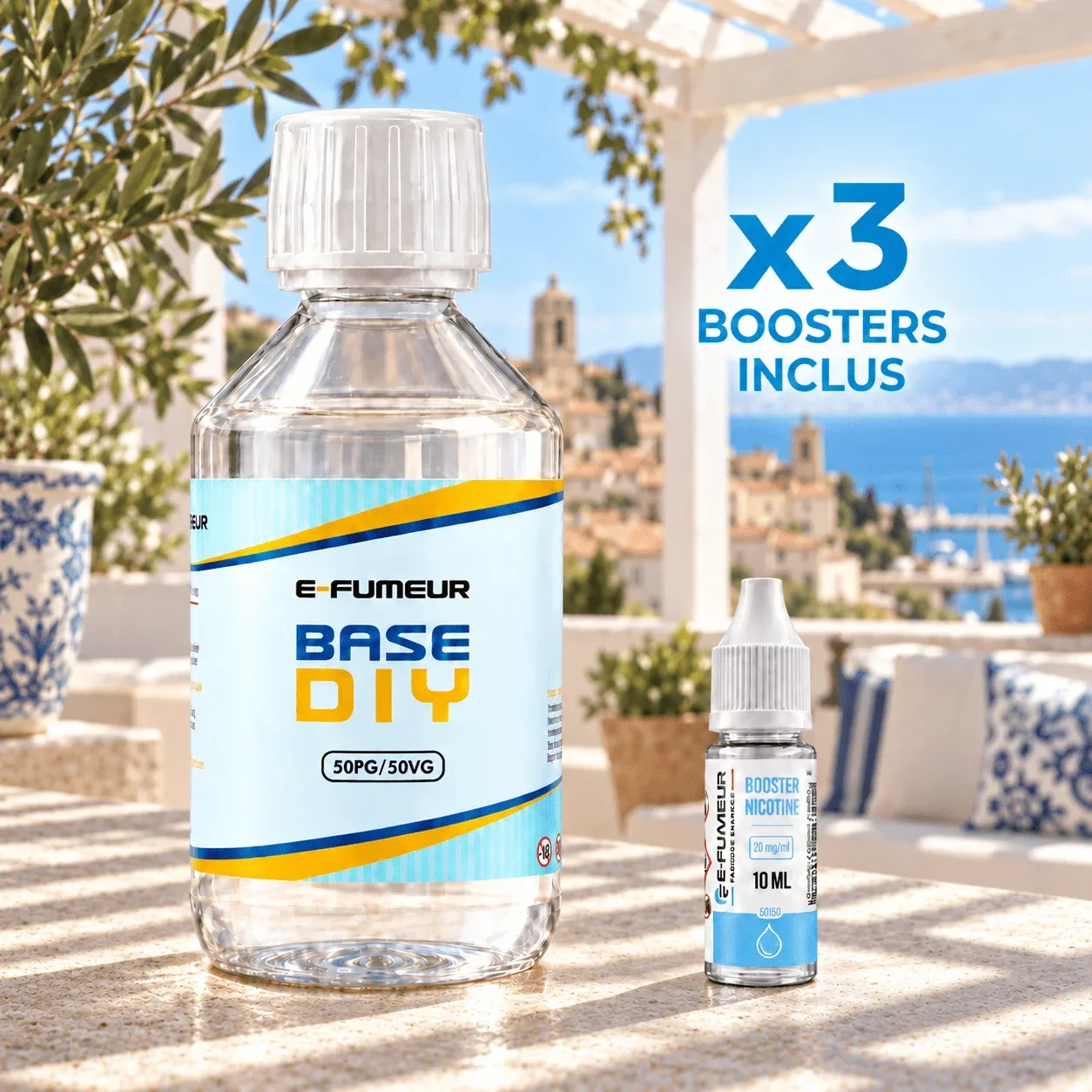 Pack DIY 50/50 200 mL - E-Fumeur — Nicotine: 3 mg