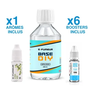 Pack DIY Citron Vert 210 mL - E-FUMEUR — Nicotine: 6 mg