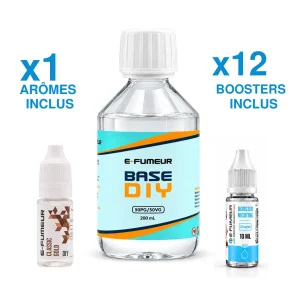 Pack DIY Classic Gold 210 mL - E-FUMEUR — Nicotine: 12 mg