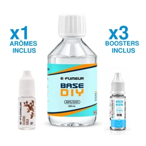 Pack DIY Classic Gold 210 mL - E-FUMEUR — Nicotine: 3 mg