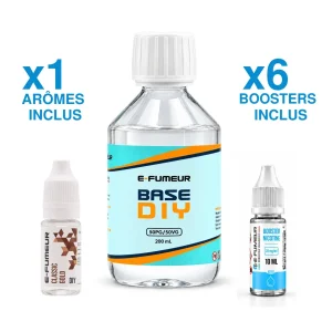 Pack DIY Classic Gold 210 mL - E-FUMEUR — Nicotine: 6 mg