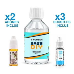 Pack DIY Classic Menthe 220 mL - E-FUMEUR — Nicotine: 3 mg