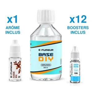 Pack DIY Classic RY4 210 mL - E-FUMEUR — Nicotine: 12 mg