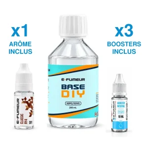 Pack DIY Classic RY4 210 mL - E-FUMEUR — Nicotine: 3 mg