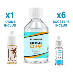 Pack DIY Classic W 210 mL - E-FUMEUR — Nicotine: 6 mg