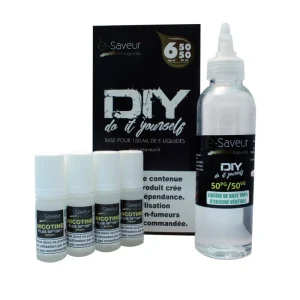 Pack DIY E-Saveur PGVG 50/50 Nicotine 6 mg/ml