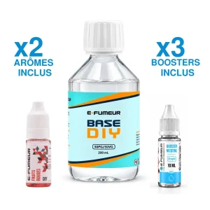 Pack DIY Fruits Rouges 220 mL - E-FUMEUR — Nicotine: 3 mg