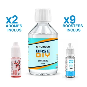 Pack DIY Fruits Rouges 220 mL - E-FUMEUR — Nicotine: 9 mg