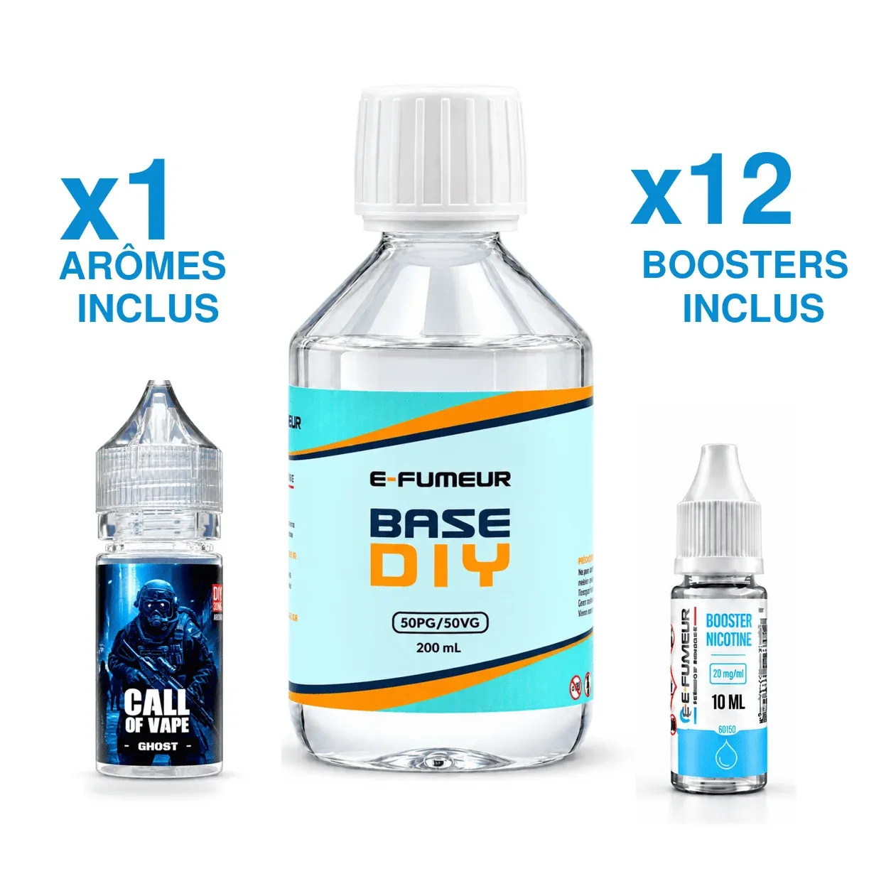 Pack DIY Ghost 230 mL - Call of Vape — Nicotine: 12 mg