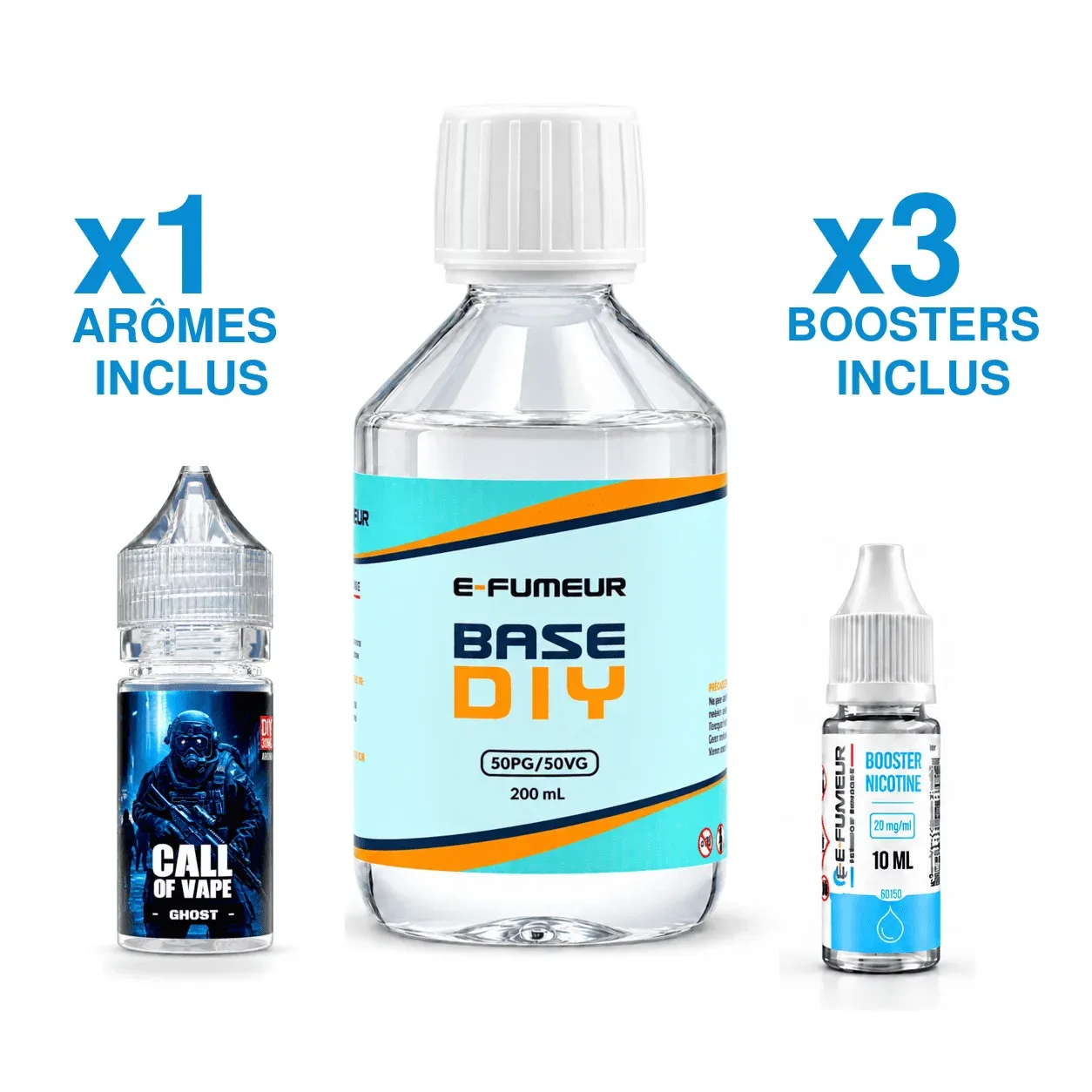 Pack DIY Ghost 230 mL - Call of Vape — Nicotine: 3 mg