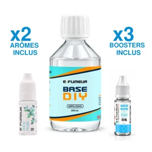 Pack DIY Menthe Polaire 220 mL - E-FUMEUR — Nicotine: 3 mg