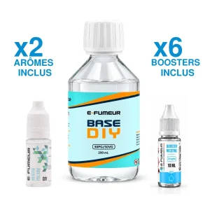 Pack DIY Menthe Polaire 220 mL - E-FUMEUR — Nicotine: 6 mg