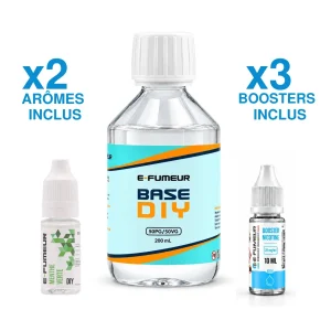 Pack DIY Menthe Verte 220 mL - E-FUMEUR — Nicotine: 3 mg