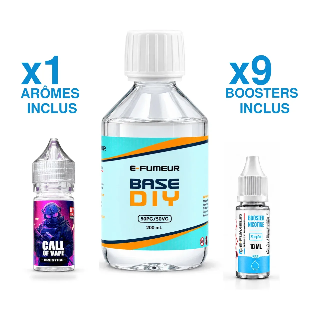 Pack DIY Prestige 230 mL - Call of Vape — Nicotine: 9 mg