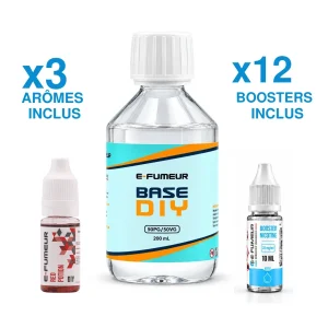 Pack DIY Red Potion 230 mL - E-FUMEUR — Nicotine: 12 mg