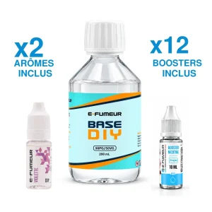 Pack DIY Violette 220 mL - E-FUMEUR — Nicotine: 12 mg
