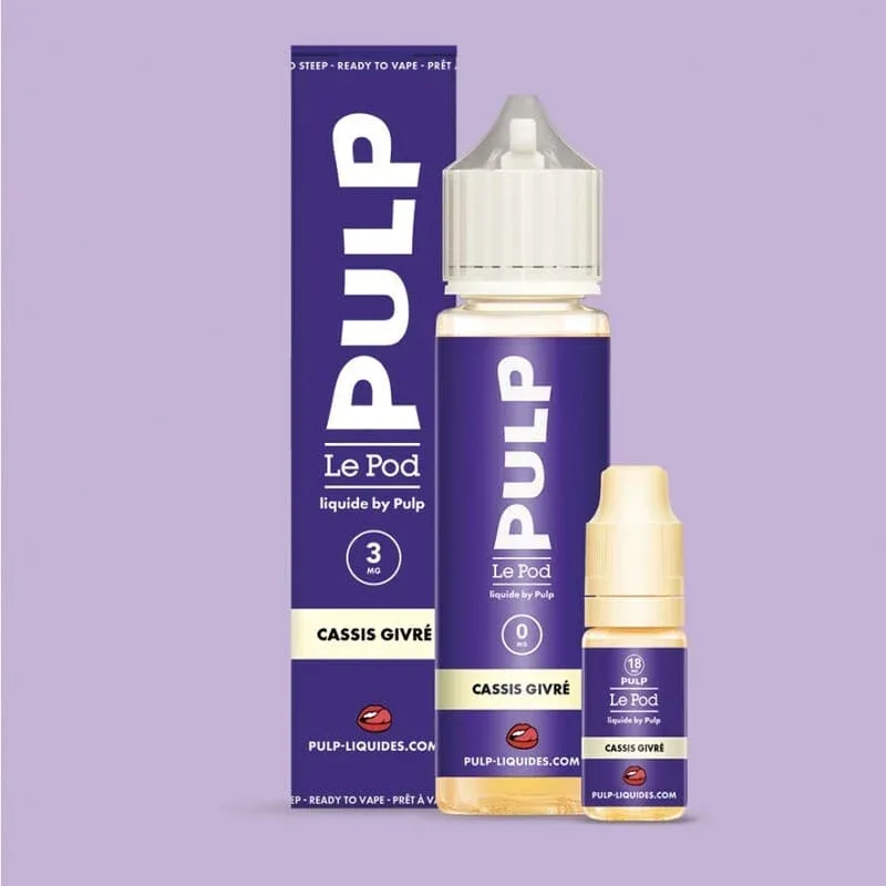 Pack E-liquide Cassis Givré 60ml – Le Pod Pulp