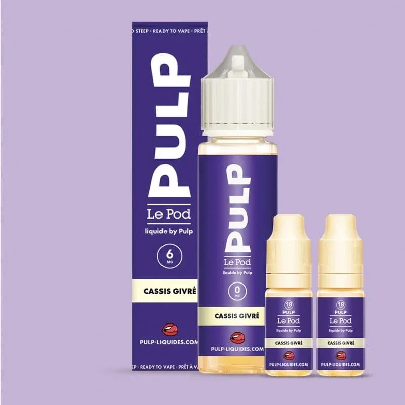 Pack E-liquide Cassis Givré 60ml – Le Pod Pulp - Image 2