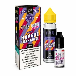 Pack e-liquide Édition Limitée Mangue Framboise 60ml – VDLV Cirkus