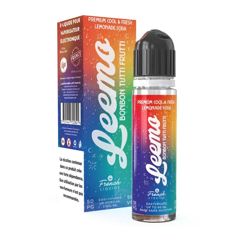 Pack e-liquide Leemo Bonbon Tutti Frutti 60ml – Le French Liquide