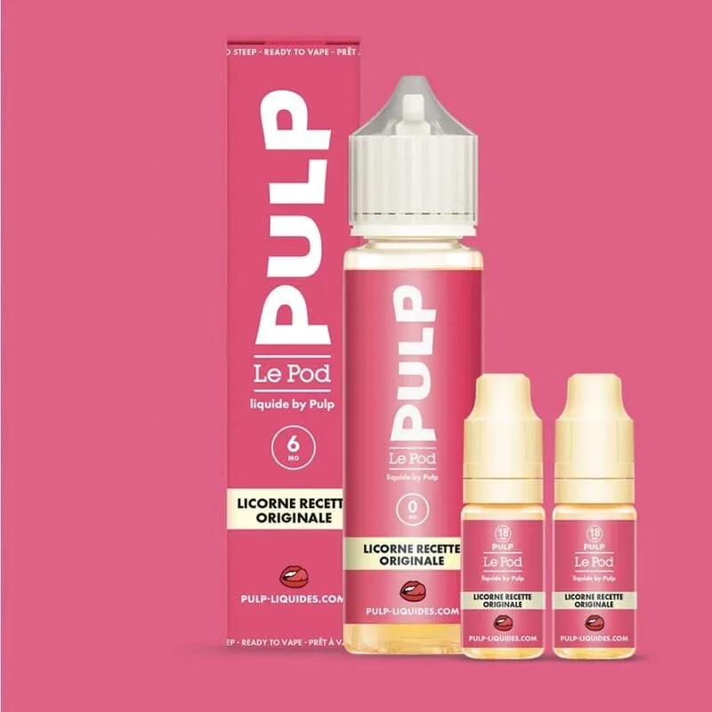 Pack e-liquide Licorne Recette Originale 60ml – Le Pod Pulp - Image 2