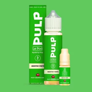 Pack E-liquide Menthe Verte 60ml – Le Pod Pulp