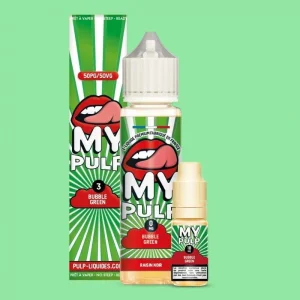 Pack e-liquide My Pulp Bubble Green 60ml – Pulp