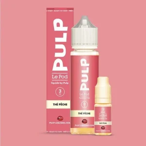 Pack E-liquide Thé Pêche 60ml – Le Pod Pulp