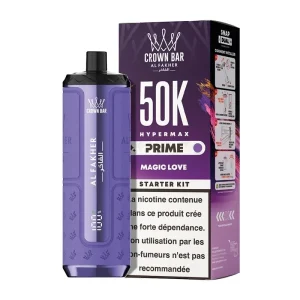 Puff Crown Bar HyperMax Prime 50K Magic Love - Al Fakher