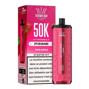 Puff Crown Bar HyperMax Prime 50K Two Apple - Al Fakher